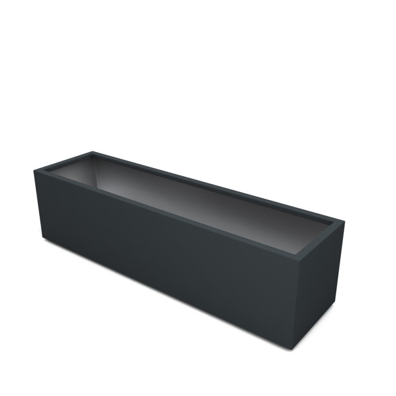 JARDINIERE FIBRE DE VERRE GAIA 1500 x 400 x 400 mm JARDINIERE FIBRE DE VERRE GAIA 1500 x 400 x 400 mm