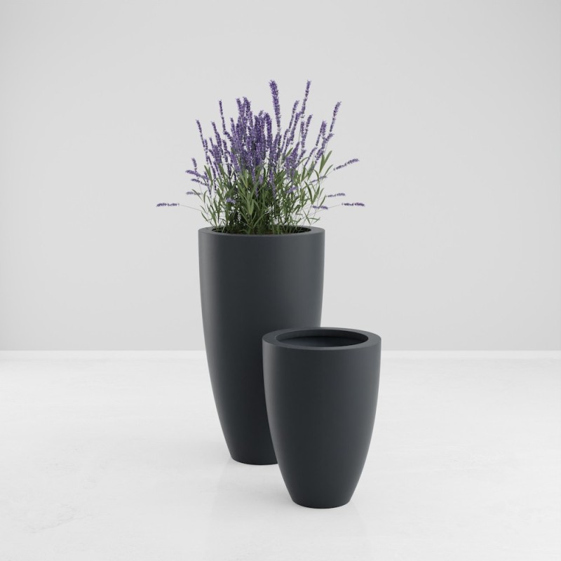 JARDINIERE FIBRE DE VERRE BORA DIAM.600 x 1100 mm JARDINIERE FIBRE DE VERRE BORA DIAM.600 x 1100 mm