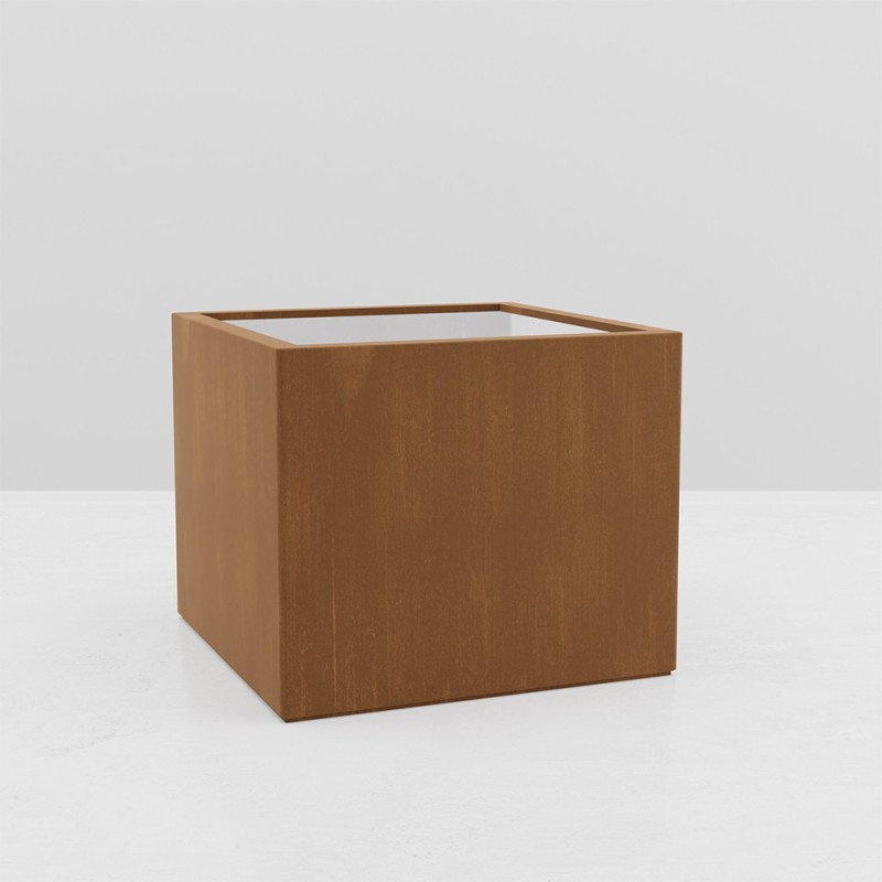 EOS SQUARE PLANTER CORTEN EFFECT EOS SQUARE PLANTER CORTEN EFFECT