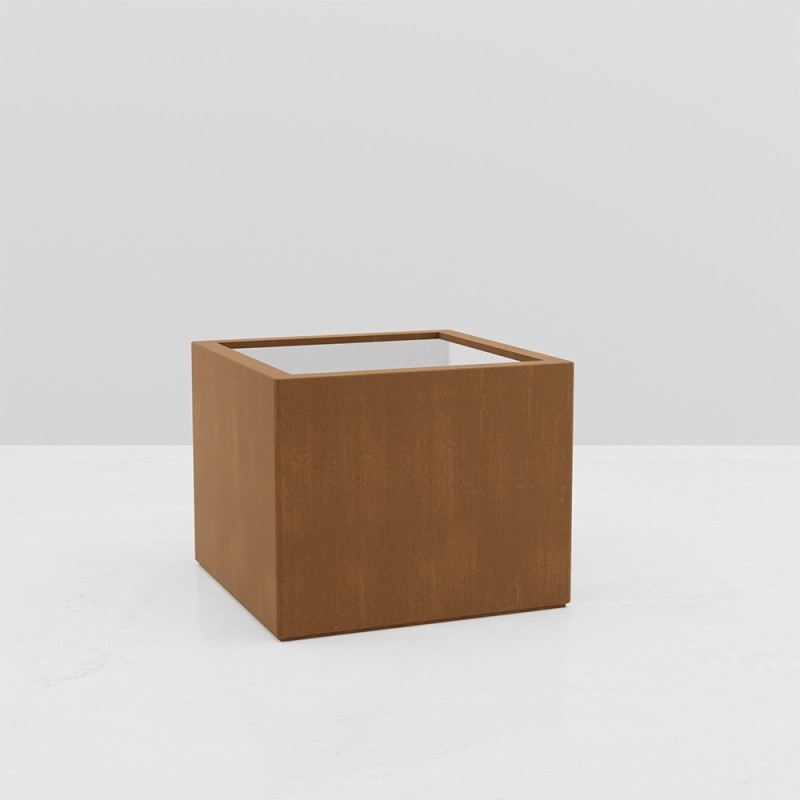 JARDINIERE CARREE EOS EFFET CORTEN JARDINIERE CARREE EOS EFFET CORTEN