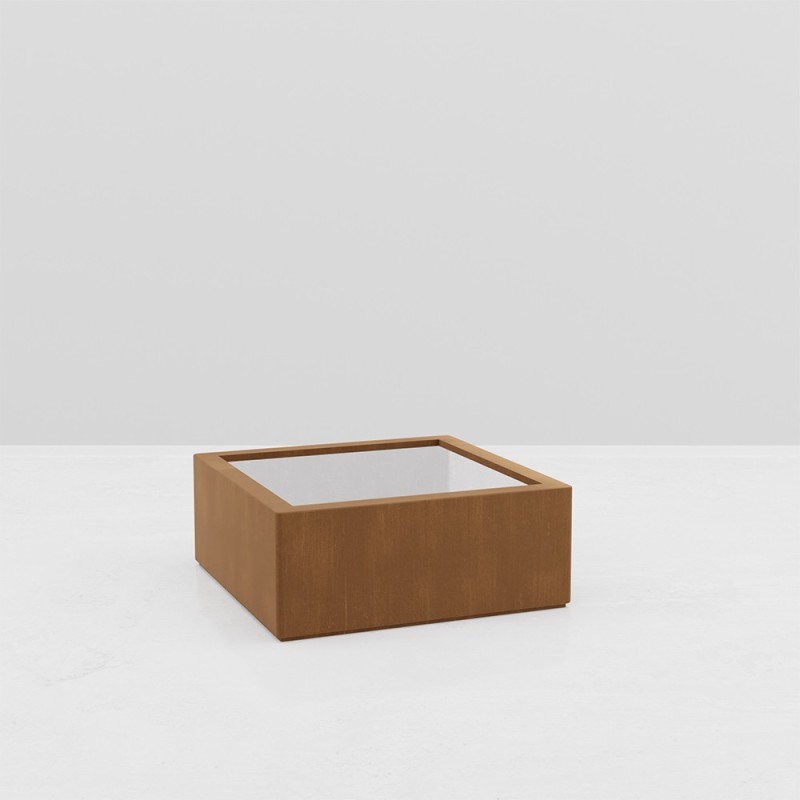 JARDINIERE CARREE EOS EFFET CORTEN JARDINIERE CARREE EOS EFFET CORTEN