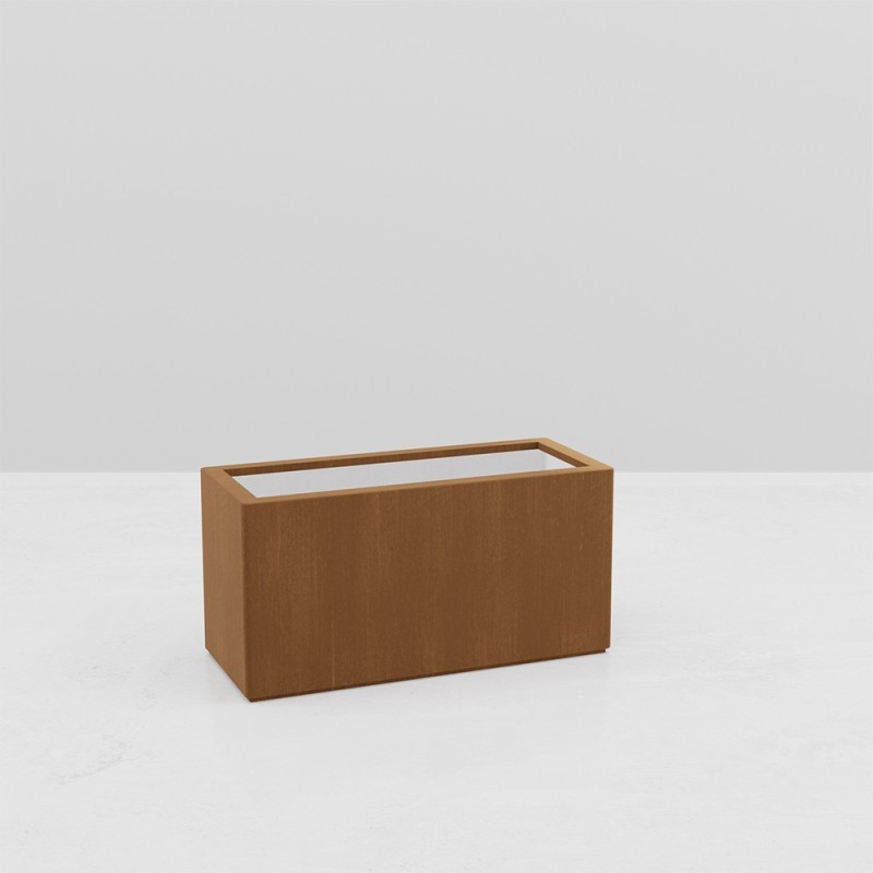 JARDINIERE RECTANGULAIRE GAIA EFFET CORTEN JARDINIERE RECTANGULAIRE GAIA EFFET CORTEN