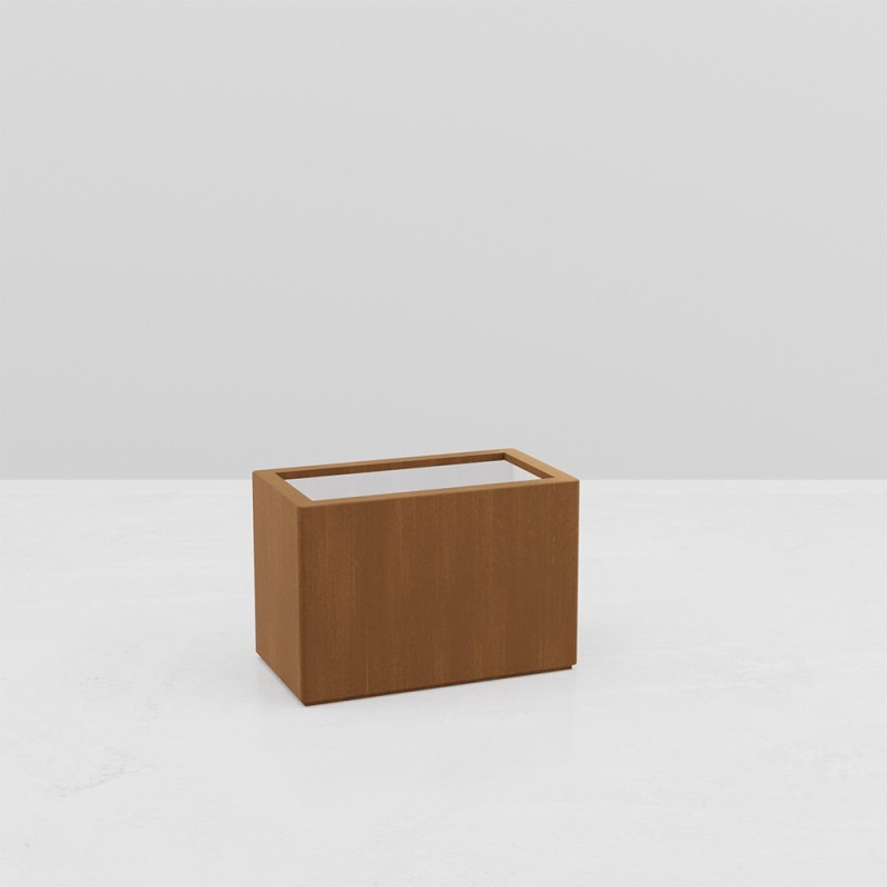 JARDINIERE RECTANGULAIRE GAIA EFFET CORTEN JARDINIERE RECTANGULAIRE GAIA EFFET CORTEN