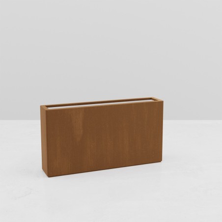 JARDINIERE HAUTE HELIOS EFFET CORTEN