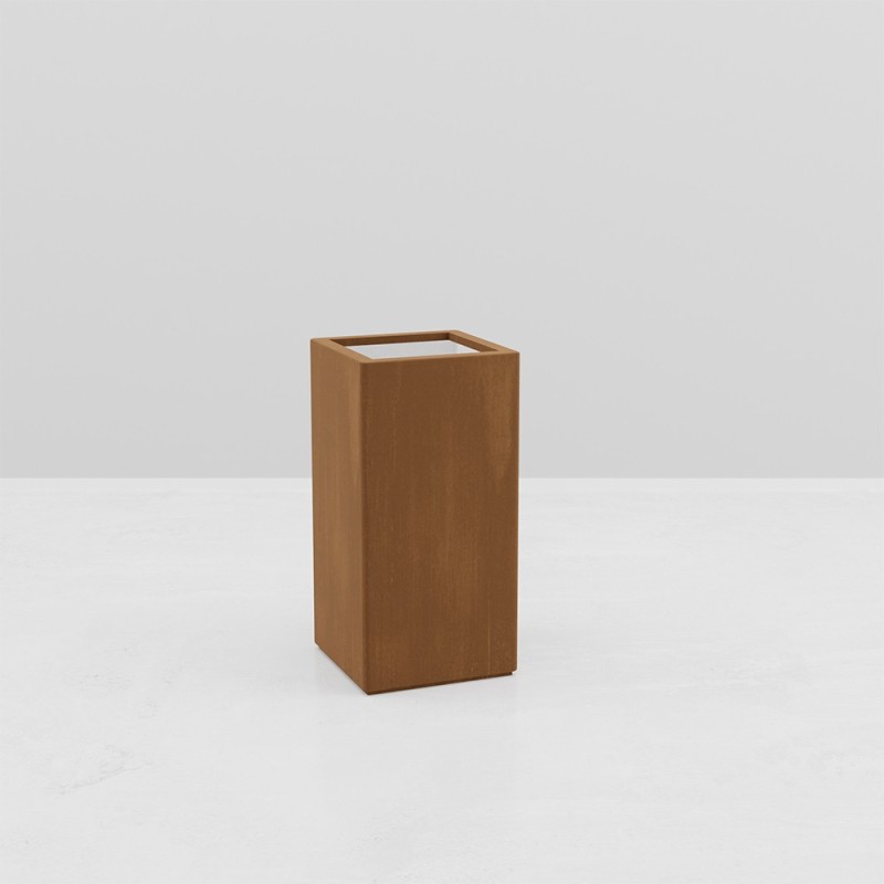 JARDINIERE CARREE HAUTE CHLORIS EFFET CORTEN JARDINIERE CARREE HAUTE CHLORIS EFFET CORTEN