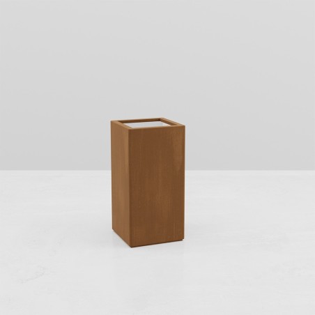 JARDINIERE CARREE HAUTE CHLORIS EFFET CORTEN