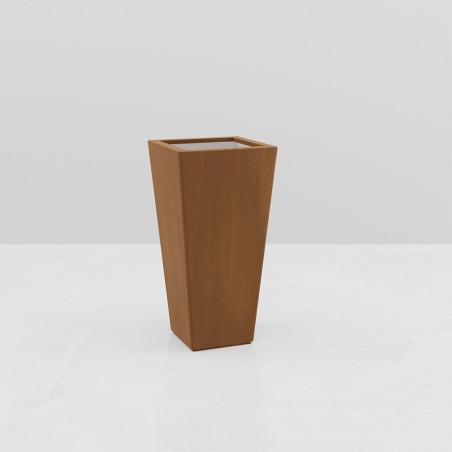 JARDINIERE PYRAMIDALE ARES EFFET CORTEN